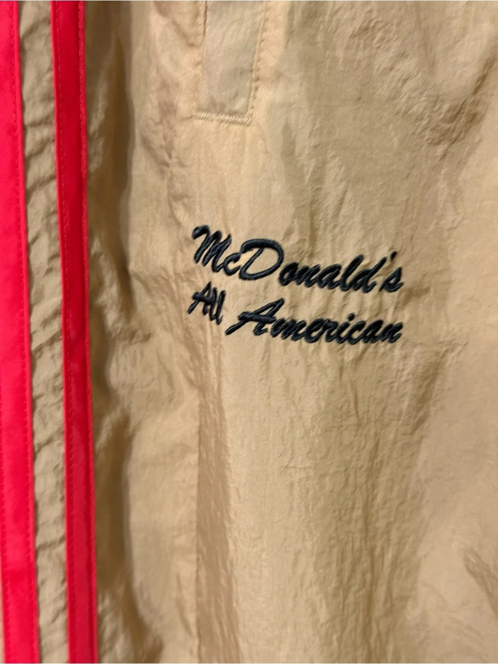 Adidas Originals x Eric Emanuel McDonald's All-American Ceremony snap pants M